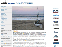 Tablet Screenshot of kayaksportfishing.com